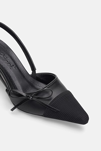Jorbinol Tenna - Bow Detailed Open Back Heel Shoes