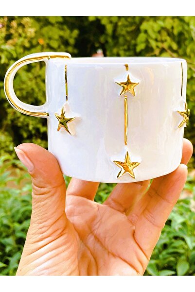 Genel Markalar Premium Kalite 24 Ayar Altın Kaplama, Yıldız Kabartmalı El Yap...