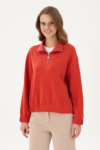 U.S. Polo Assn. Hanorac de damă cu guler în picioare 50292356 -VR031
