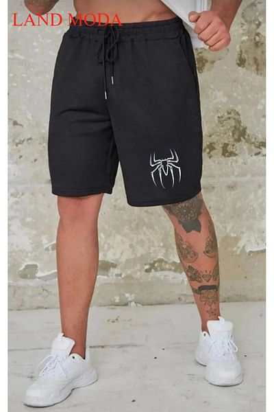 LAND MODA Unisex εμπριμέ σορτς