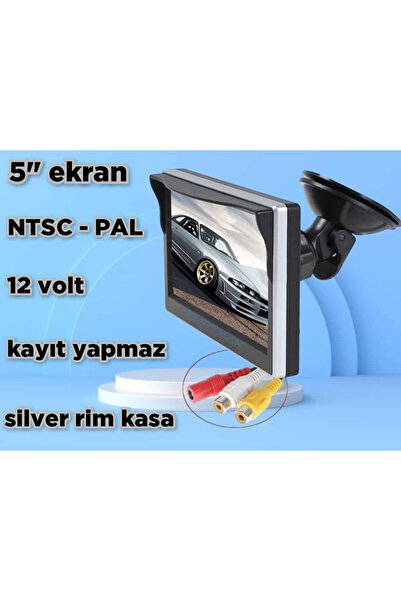 Twogo 5'' CAM VANTUZLU KAYITSIZ ARAÇ MONİTÖRÜ  (KAMERASIZ) 12 VOLT
