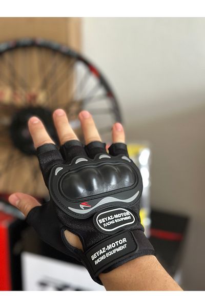 RS2 Moto Size with Half Glove Protection - Black, Size M-L, Size between