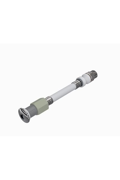 İZYAPI Flexible Sanitary Pipe-With Nut Ø26 Ball End Fitting 90 mm