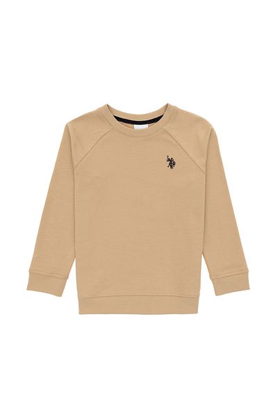 U.S. Polo Assn. Boys' Sand Basic Crew Neck Sweatshirt 50293633 -Vr085
