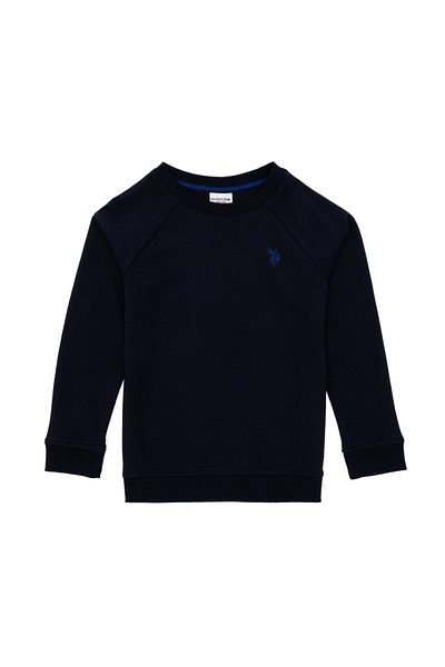 U.S. Polo Assn. Boy's Navy Basic Crew Neck Sweatshirt 50293633 -Vr033