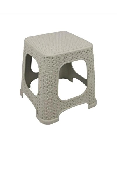 hürpa tedarik Plastik tabure gri küçük boy 4 adet