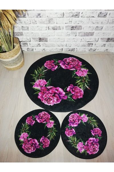 Evperest Bathroom Mat Set Mona Model