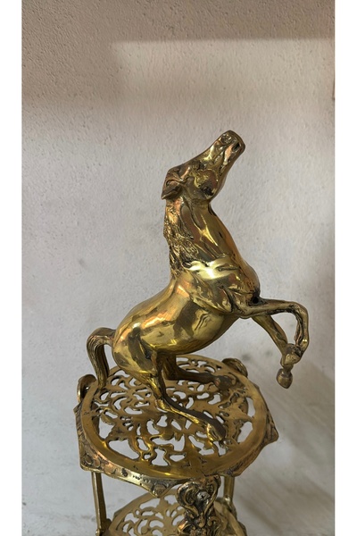 Handmade ESTERHOMEDECOR Pirinç şahlanan at