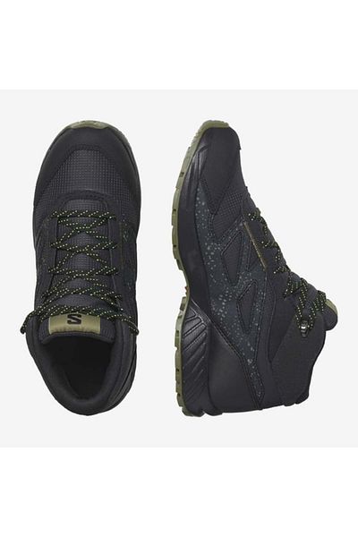 Salomon Outway Mid Cswp Junior Παιδικές Μαύρες Μπότες L 47283500