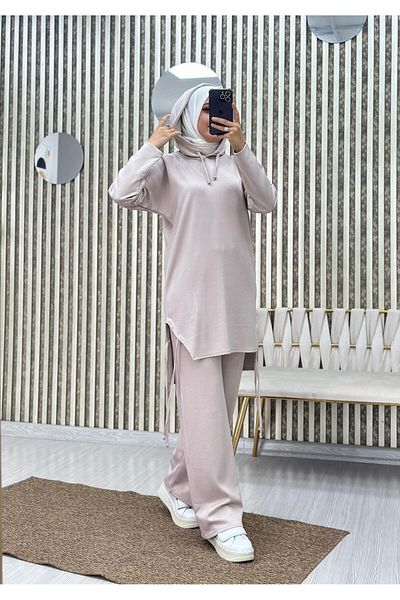 Moda Krash Oysho Fabric Hooded Sports Suit