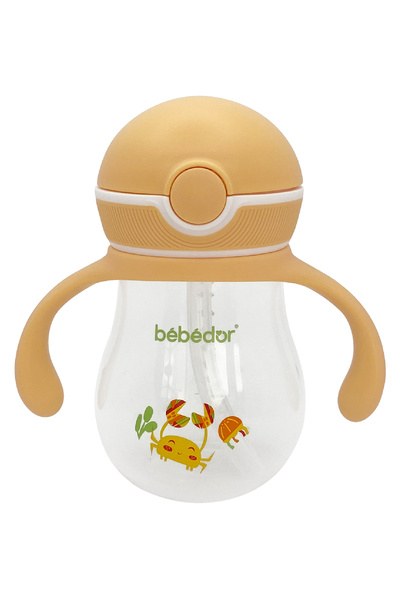 Bebedor Pipetli Bas Aç Alıştırma Bardağı 12 Ay Sarı