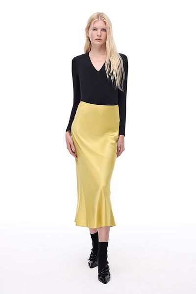 Perspective Rochie de culoare verde ulei Wonder