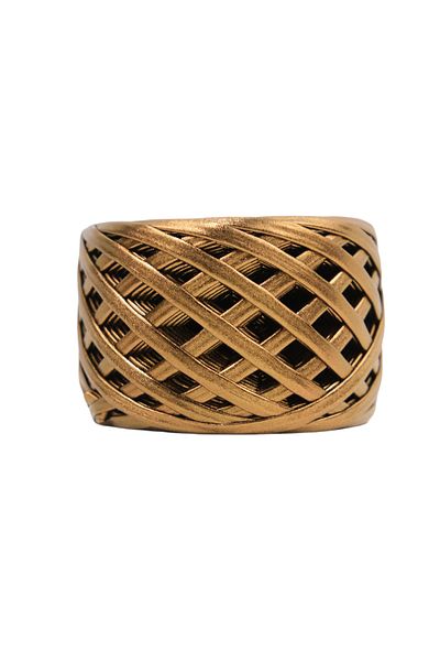 Kanguroom Metallic Combed Cotton Rope Light Copper - Leather Look