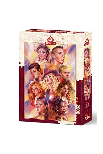 Art Puzzle 2000 Pieces World Music Stars 5474