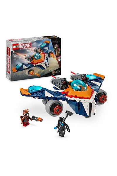 LEGO ® Marvel Rocket’s Warbird vs. Ronan 76278 Building Set for 8+ Year Old Kids (290 Pieces)