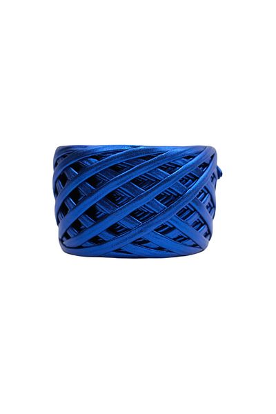 Kanguroom İp Saks Blue - Δερμάτινη εμφάνιση Μεταλλικό Βαμβακερό