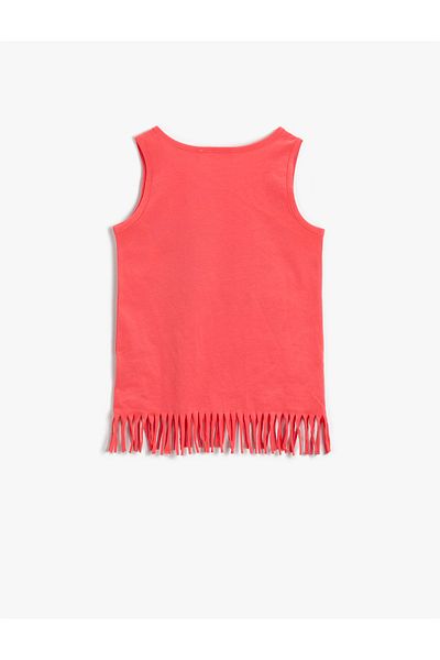 Koton Tassel Printed Undershirt Cotton