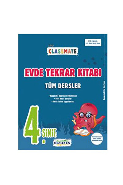 Okyanus Yayınları 4 Sınıf Classmate Tüm Dersler Evde Tekrar Kitabı
