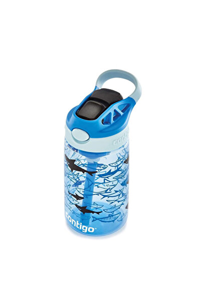 Contigo Gizmo Flip Pro Sharks Tritan Çocuk Suluğu 420ml Açık Mavi