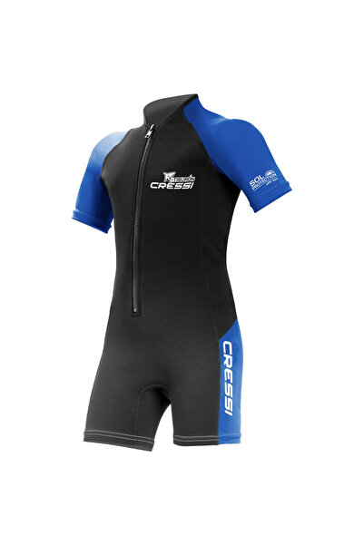 Cressi Tiburon Man Shorty Dalış Elbisesi Black / Blue 2mm - No:5