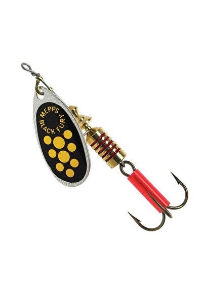 MEPPS Black Fury Sarı Kırmızı No:3(7g) Döner Olta Kaşığı