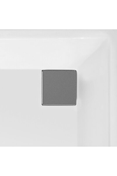 VitrA 59970005000 T Duş Teknesi Sifonu, Kare Kapaklı, 90 mm, H: 65