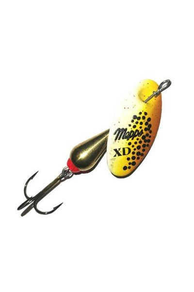 Albastar Mepps Xd Tri Fluo Spoon - Brown Spotted No:2