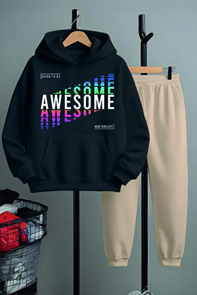 MYADA Born To Be Awesome Надрукований дитячий спортивний костюм 22487