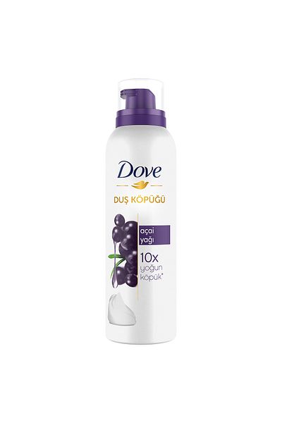 Dove رغوة الاستحمام بزيت الأكاي رغوة مكثفة 200 مل × 1