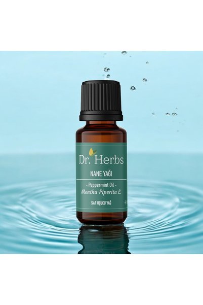 Dr.Herbs زيت النعناع العطري - زيت النعناع - Mentha Piperita L. - زيت أساسي - 10 مل