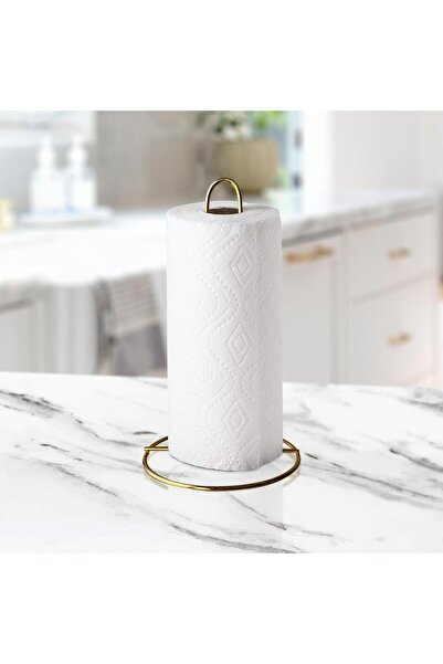 MAVİ TREND Suport pentru prosoape de hârtie decorativ din metal de culoare au...