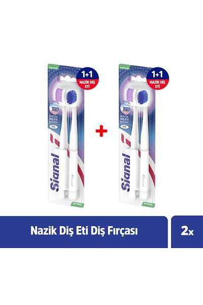 Signal فرشاة أسنان ناعمة من Gum Pro Gentle Care - 1 1 X2