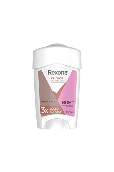 Rexona Clinical Protection Kadın Stick Deodorant Confidence 3x Güçlü Koruma 45 ml