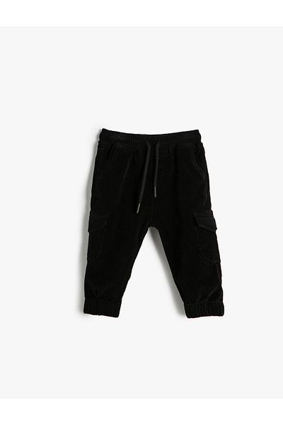 Koton Jogger Pants Pocket Detailed Tie Waist Cotton