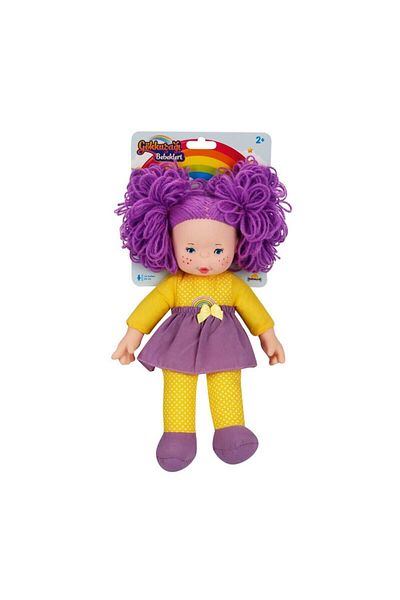 Sunman Padded Baby Rainbow - 35cm, Purple Hair, 23457