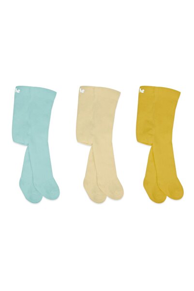 Bistyle Bistil Kız Erkek Bebek Derby Düz Organik Penye Külotlu Çorap