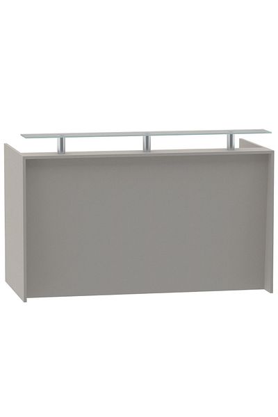 Mahmayi R06 Grey Textile Office Reception Desk - 180cm
