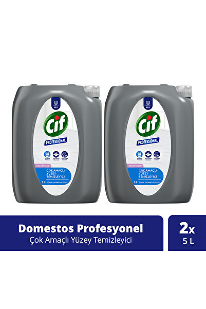 Cif Profesyonel Çok Amaçlı Yüzey Temizleyici Çiçek Bahçesi 5 L X2