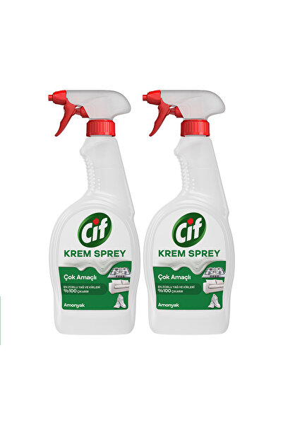 Cif Krem Sprey Amonyak Çok Amaçlı Sprey 750 ml 2adet