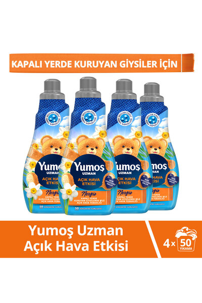 Yumoş Uzman Açık Hava Etkisi Konsantre Yumuşatıcı 1200 ml X4