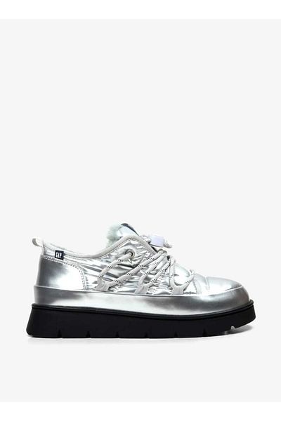 GAP Women's Lace-Up Detail Shoes with Fur Detail - Richmond Winter Low W