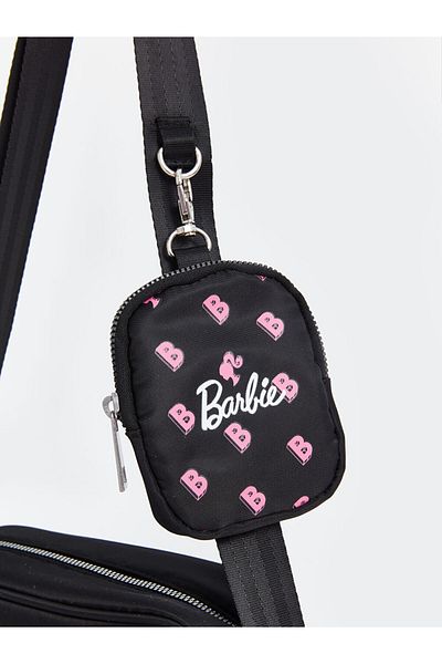 LC Waikiki Lw - Geanta de umar si portofel pentru fete brodate Barbie