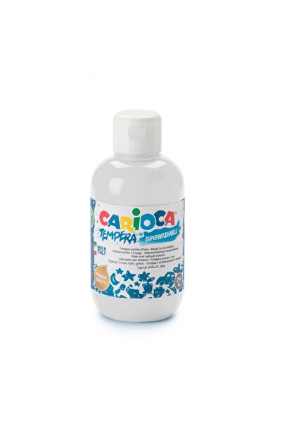 carioca Tempera Süper Yıkanabilir Sulu Boya Beyaz 250 ml
