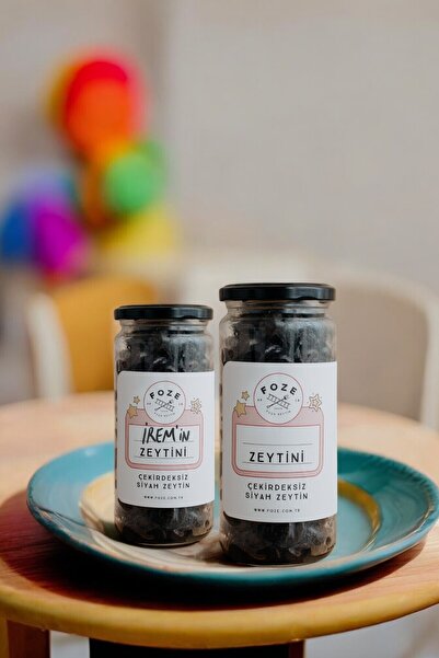 Foze Çekirdeksiz Çocuk Zeytini - Siyah 300gr (2'li Set)