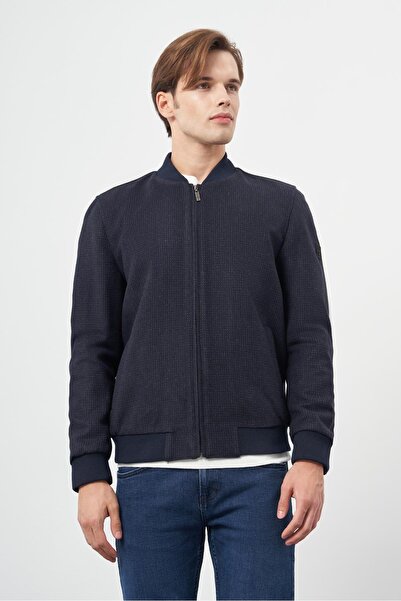 İmza Темно-синій Каше - Комфортний крій Classic з власним візерунком