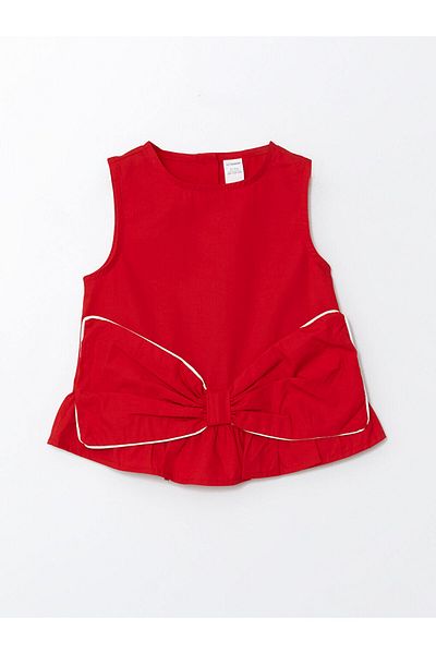 LC Waikiki Lcw Crew Neck Sleeveless Girls Blouse and Leggings 2 Pcs