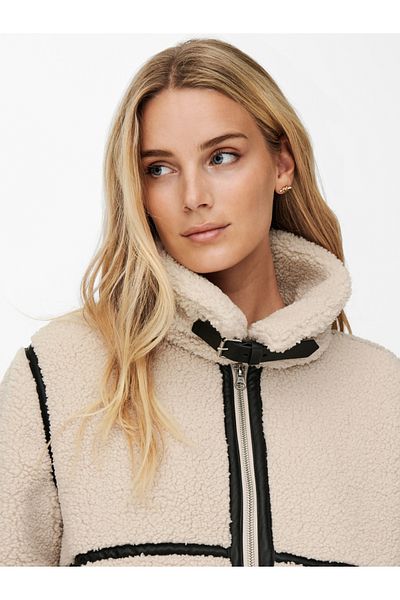JDY Jdyfrosty Teddy Long Jacket - Otw Noos 15243241   Birch