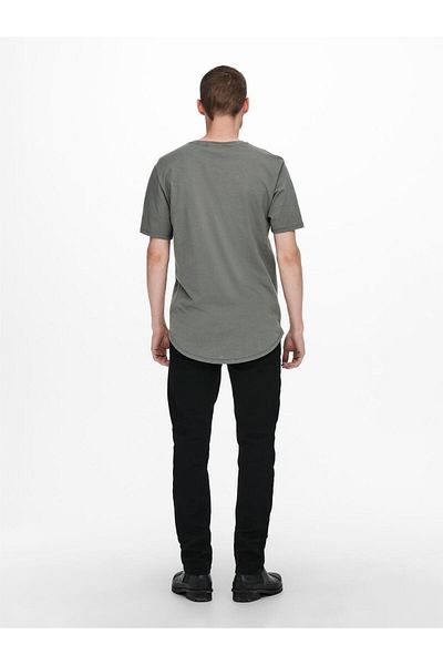 Only & Sons Onsmatt Castor Gray Longy Ss Tee - Noos 22002973