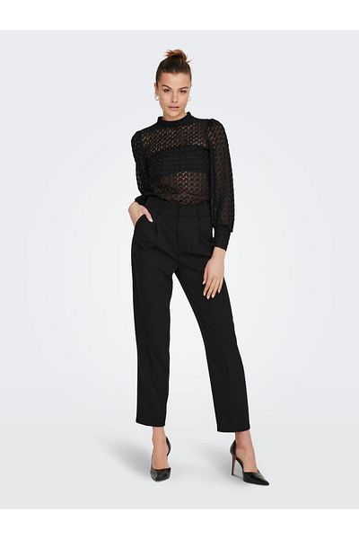 JDY Jdyavery Jrs Noos 15268408   Black L/S Lace Top