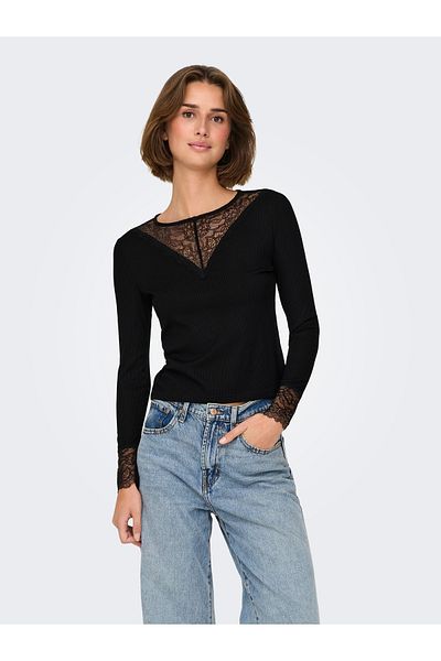 JDY Jdyroxy - Jrs Noos 15317464   Black Lace Top